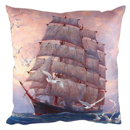 Aberto Design Cojín Multicolor 43 x 43 cm